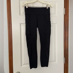 Lululemon Fast and Free High-Rise Tight- 25”- Size 8- Black